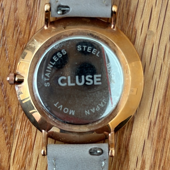 CLUSE NEW Watch Black w/Rose Gold Tone & Leather Straps & Case - Picture 7 of 10